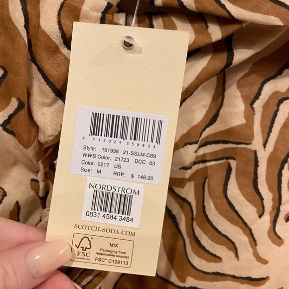 Scotch & Soda Cotton Maxi Skirt - Picture 3 of 4